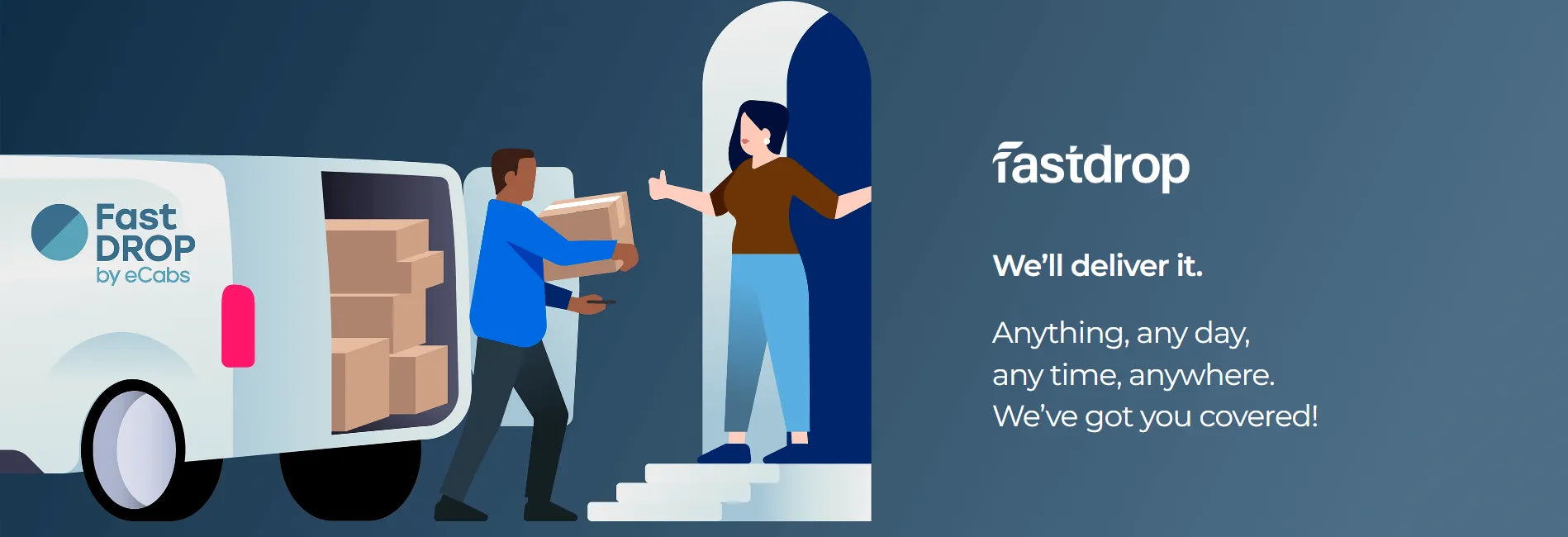 In a hurry for our products? How about delivery in an hour?