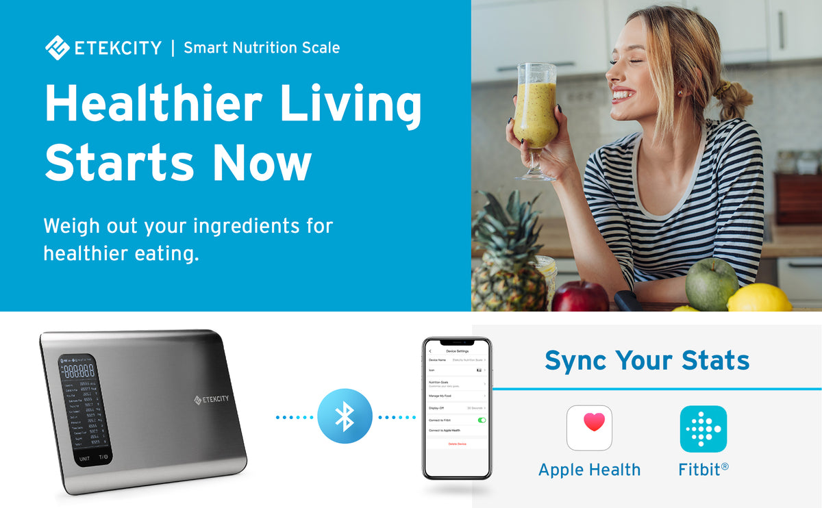 Etekcity ESN00 Smart Nutrition Scale - - RIBI Malta