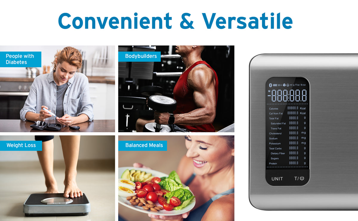 Etekcity ESN00 Smart Nutrition Scale - - RIBI Malta