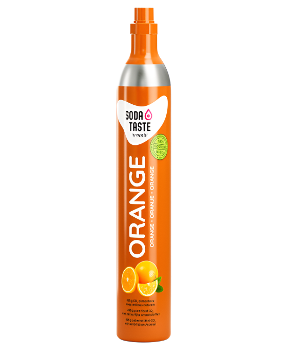MySoda SodaTaste Orange 60Ltr C02 Cylinder - Soda Maker- RIBI Malta