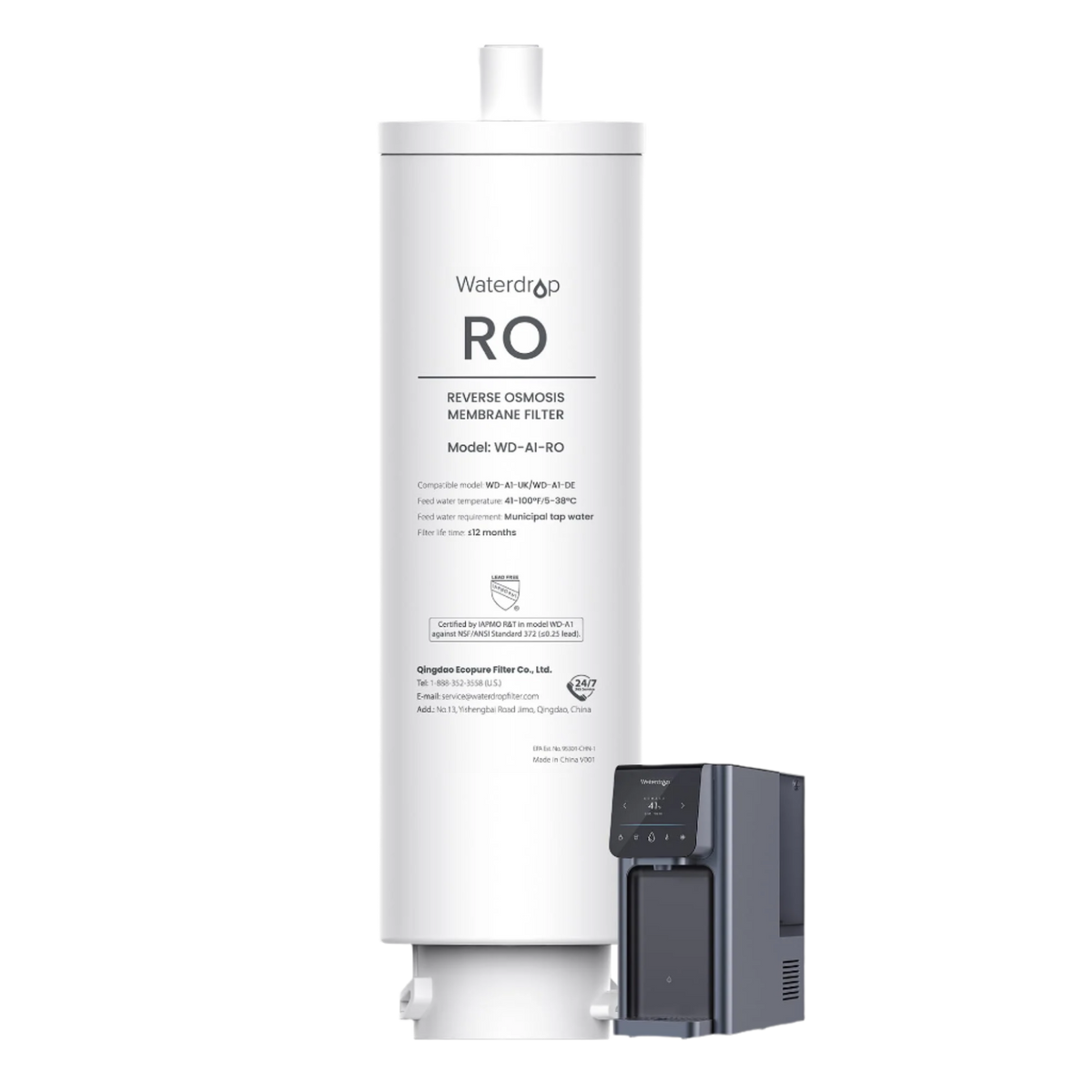 WD-A1-RO filter for WaterDrop A1 Countertop Reverse Osmosis System - Reverse Osmosis Filters- RIBI Malta