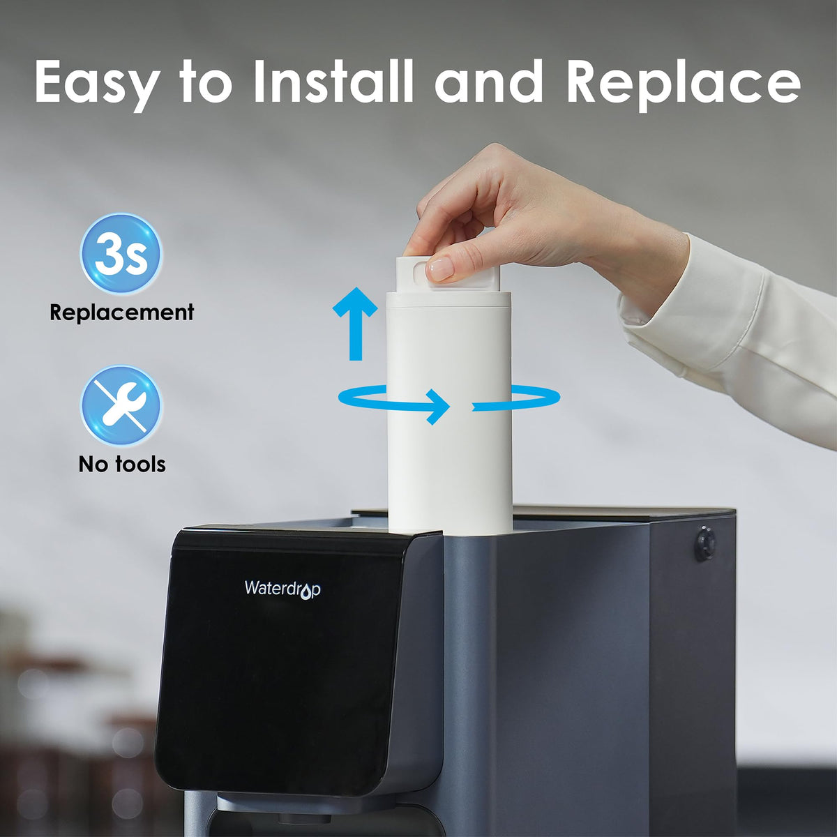 WD-A1-RO filter for WaterDrop A1 Countertop Reverse Osmosis System - Reverse Osmosis Filters- RIBI Malta