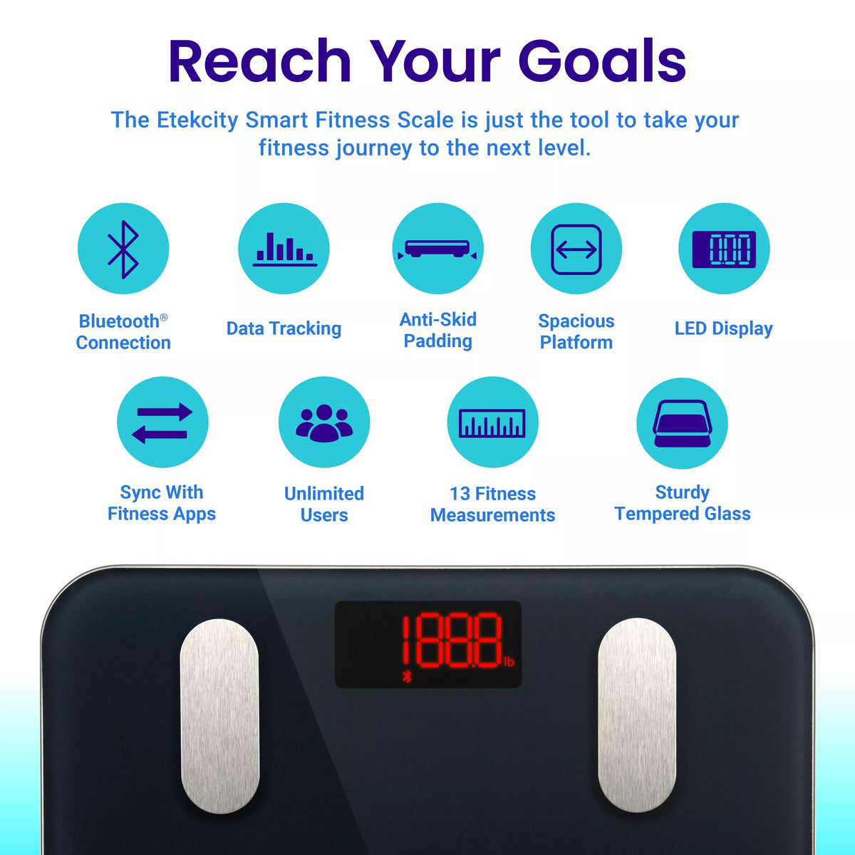 Etekcity ESF24 Smart Fitness Scale - - RIBI Malta
