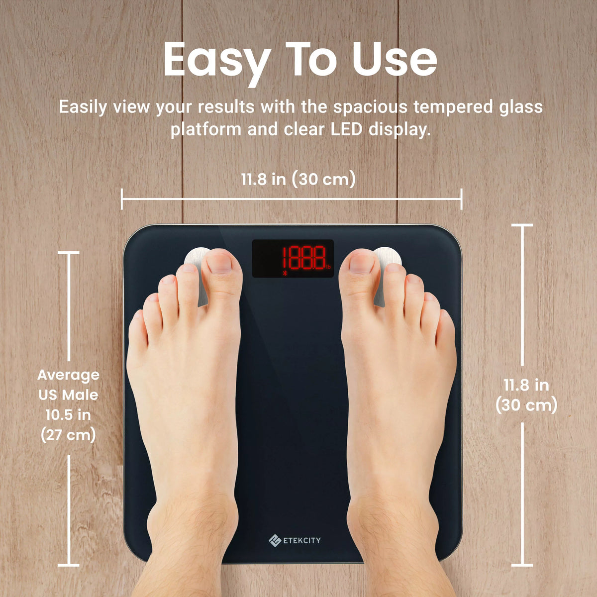 Etekcity ESF24 Smart Fitness Scale - - RIBI Malta