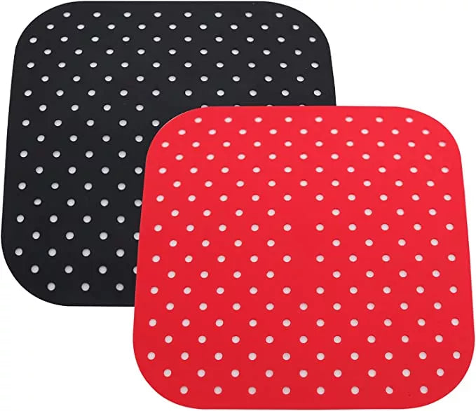 Square Air Fryer liners compatible with Cosori 5.5ltr and 6.4Ltrs Air Fryers. - - RIBI Malta