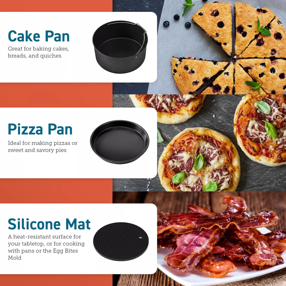 Cosori Accessories for all Cosori Air Fryers II ***NEW*** - Cosori Accessories- RIBI Malta
