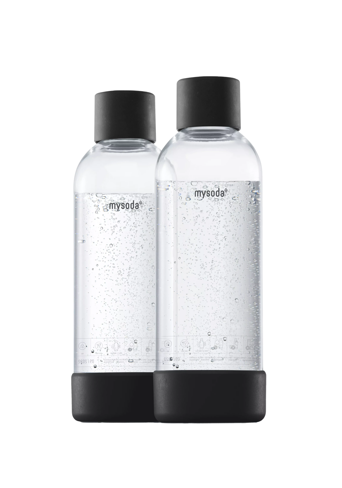 MySoda Water Bottle 1LTR (2 pack) - Multiple Colours - Soda Maker- RIBI Malta