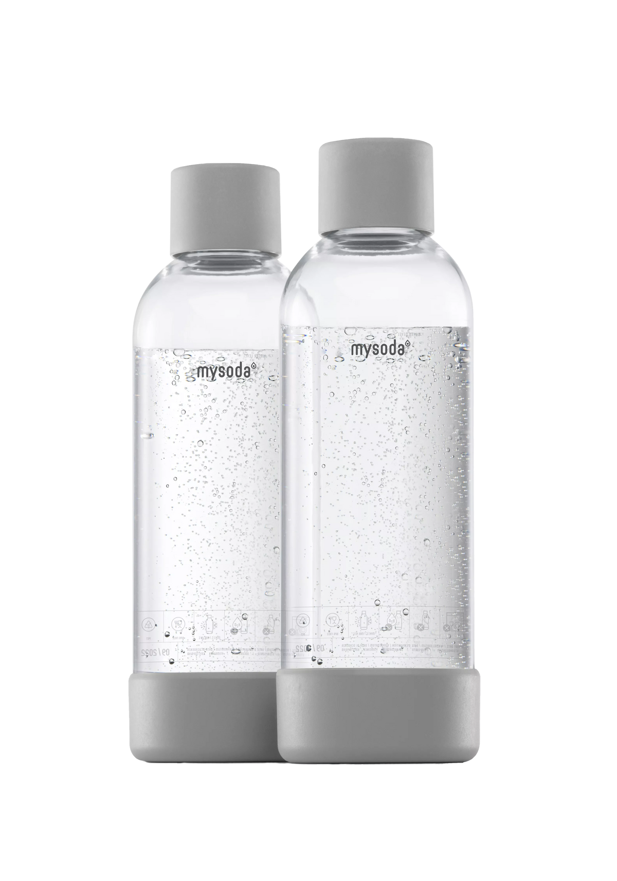 MySoda Water Bottle 1LTR (2 pack) - Multiple Colours - Soda Maker- RIBI Malta