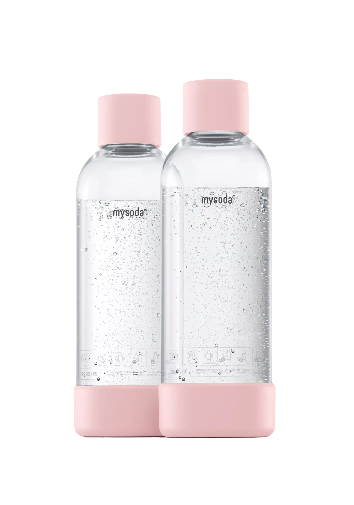 MySoda Water Bottle 1LTR (2 pack) - Multiple Colours - Soda Maker- RIBI Malta