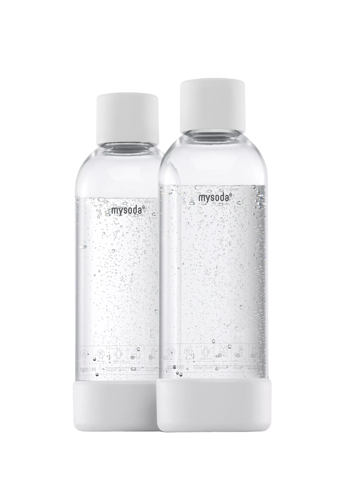 MySoda Water Bottle 1LTR (2 pack) - Multiple Colours - Soda Maker- RIBI Malta