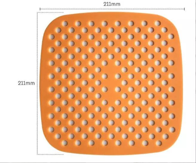 Square Air Fryer liners compatible with Cosori 5.5ltr and 6.4Ltrs Air Fryers. - - RIBI Malta