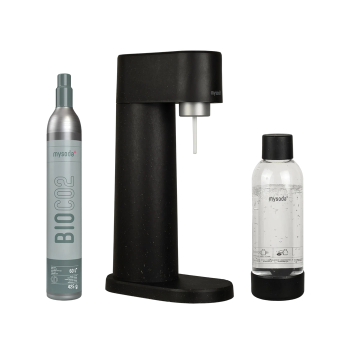 MySoda Woody Soda Maker - Black