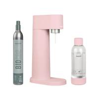 MySoda Woody Soda Maker - Pink - Soda Maker- RIBI Malta 