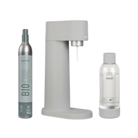 MySoda Woody Soda Maker - Gray - Soda Maker- RIBI Malta 