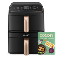 Cosori Turbo Tower Compact DC 8.6Ltr Air Fryer Silver CAF-DC861-CEUR - Air Fryers- RIBI Malta 