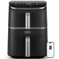 Cosori Turbo Tower Pro DC Smart 10.8Ltr Air Fryer Silver CAF-DC113S-ADE
