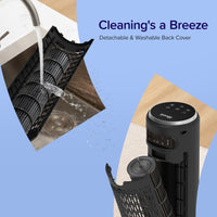 Levoit LTF-F362 TempSense 36inch TOWER Fan with DC Motor - HIGH SPEED - Fans- RIBI Malta 