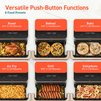 Cosori Dualblaze TwinFry 10 Litre (5Ltr + 5 Ltr) Air Fryer - Air Fryers- RIBI Malta 