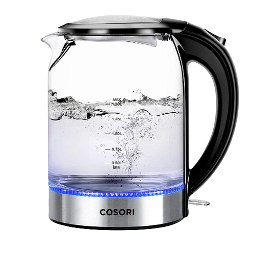 Cosori CO151 Electric Glass Kettle - Cosori Kettles- RIBI Malta 