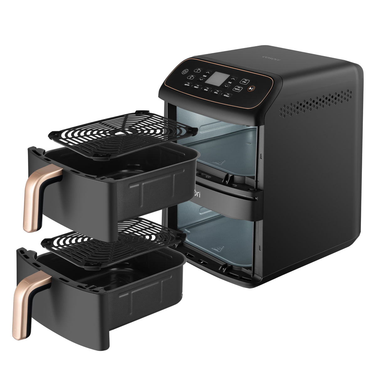 Cosori Turbo Tower Compact DC 8.6Ltr Air Fryer Silver CAF-DC861-CEUR - Air Fryers- RIBI Malta 