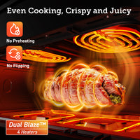 Cosori Dualblaze TwinFry 10 Litre (5Ltr + 5 Ltr) Air Fryer [Ceramic Version] - Air Fryers- RIBI Malta 