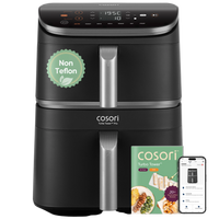 Cosori Turbo Tower Pro DC Smart 10.8Ltr Air Fryer Silver CAF-DC113S-ADE - Air Fryers- RIBI Malta 
