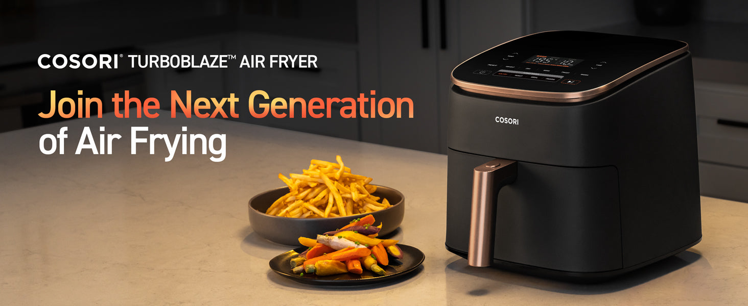 Cosori TurboBlaze Air Fryer Chef Edition 6.0-Litre Air Fryer CAF-DC602 –  RIBI Malta