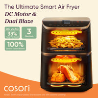Cosori Turbo Tower Pro DC Smart 10.8Ltr Air Fryer CAF-DC123S