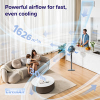 Levoit LPF-R432 TempSense Pedestal Fan with DC Motor - HIGH SPEED - LOW CONSUMPTION