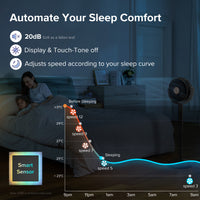 Levoit LPF-R432 TempSense Pedestal Fan with DC Motor - HIGH SPEED - LOW CONSUMPTION