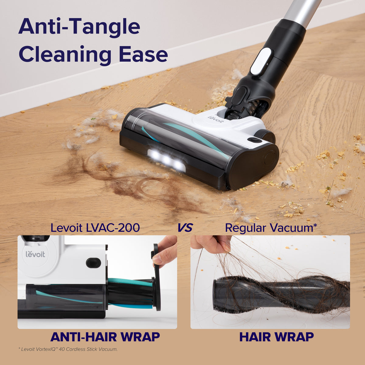 Levoit LVAC-200 Cordless Stick Vacuum White - Levoit Vacuum Cleaner- RIBI Malta 