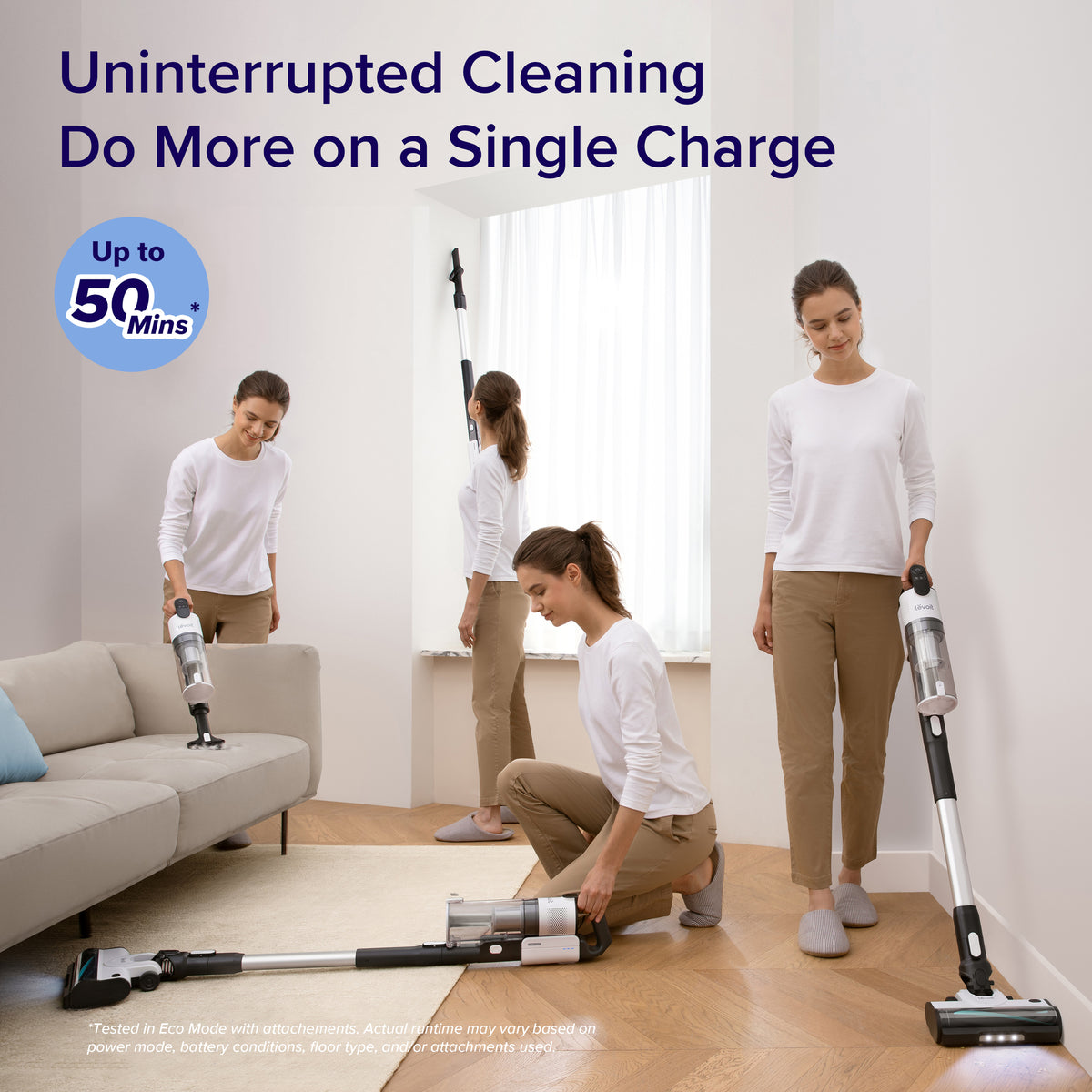 Levoit LVAC-200 Cordless Stick Vacuum White - Levoit Vacuum Cleaner- RIBI Malta 