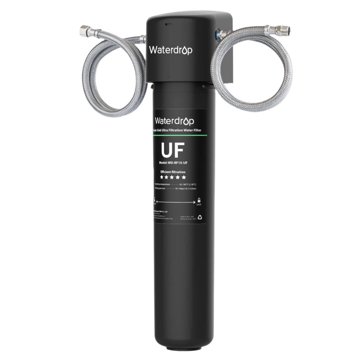 WaterDrop Undersink WD-15UA-UF Water Filter with Ultra Filtration - 60000 Litres