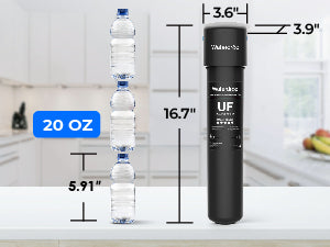 WaterDrop Undersink WD-15UA-UF Water Filter with Ultra Filtration - 60000 Litres