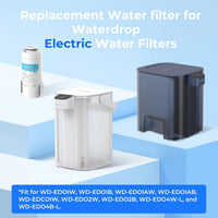 Waterdrop WD-EDFA-3 Alkaline Replacement Filter for the Waterdrop ED-02 Pitcher (3 Pack) - Reverse Osmosis Filters- RIBI Malta 