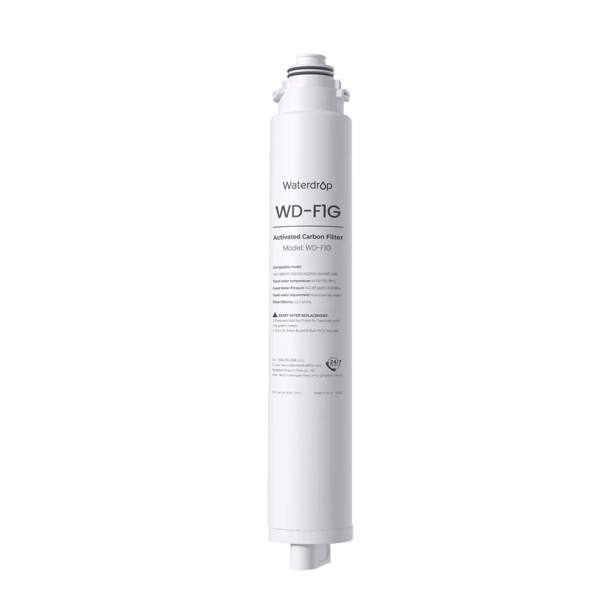 WD-F1G filter for Waterdrop X8 Tankless Reverse Osmosis System - Reverse Osmosis Filters- RIBI Malta 