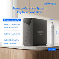 WD-F2 filter for Waterdrop X8 & W8 WAN Tankless Reverse Osmosis System