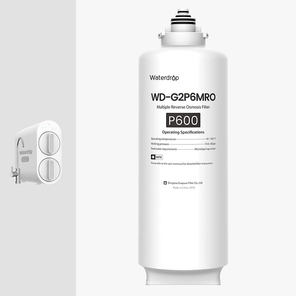 WD-G2P6MRO filter for WaterDrop G2P600 Tankless Reverse Osmosis System