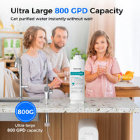 WD-G3P800-RO filter for WaterDrop G3P800 Tankless Reverse Osmosis System