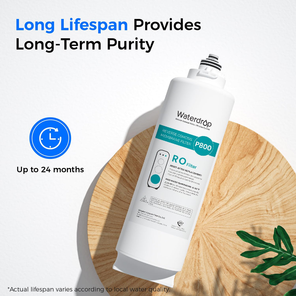 WD-G3P800-RO filter for WaterDrop G3P800 Tankless Reverse Osmosis System
