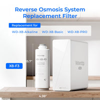 WD-X8-F3 filter for Waterdrop X8 & W8 WAN Tankless Reverse Osmosis System