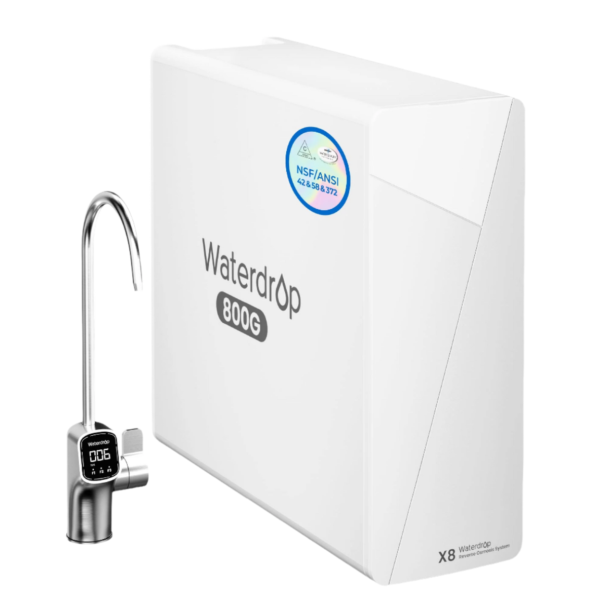 Waterdrop TankLess 9-STAGE Reverse Osmosis WD-X8