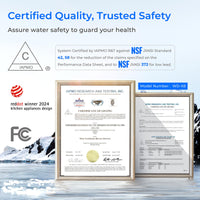 Waterdrop TankLess 9-STAGE Reverse Osmosis WD-X8