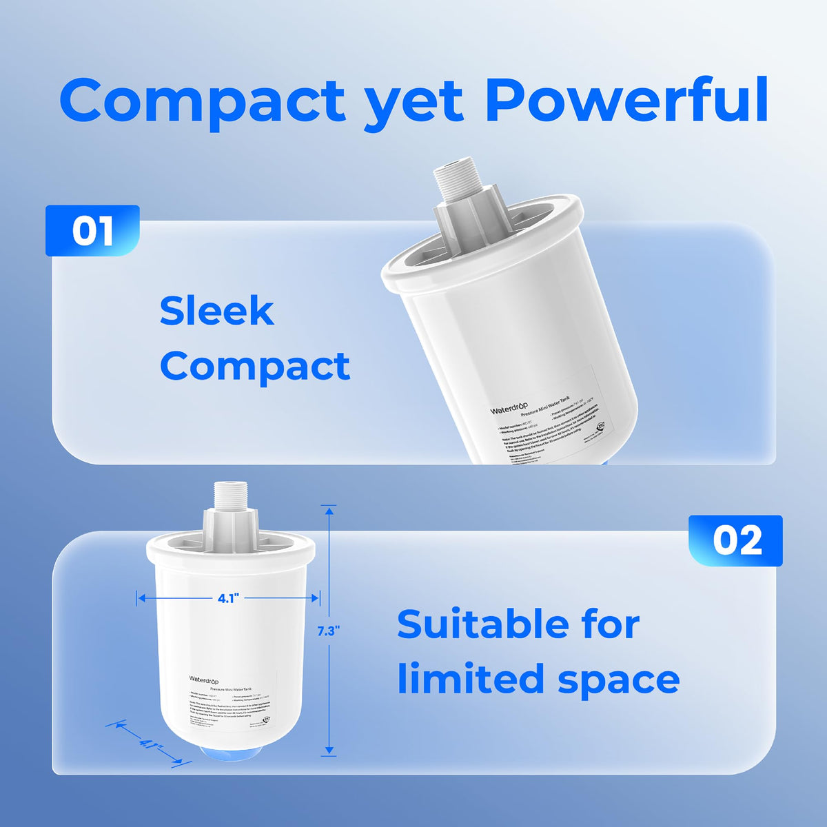 Waterdrop WD-XT Water Pressure Tank for X Series