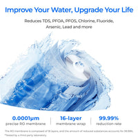 Waterdrop X12-F3 reverse osmosis filtration information