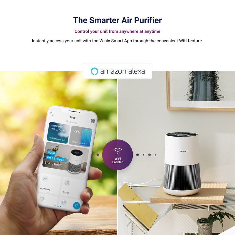 Winix T500 (50m2) WiFi Air Purifier