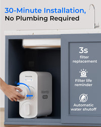 Waterdrop TankLess 8-STAGE Alkaline Reverse Osmosis G5P500A - Reverse Osmosis- RIBI Malta 