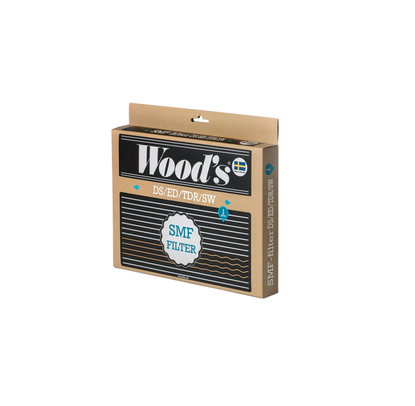 Wood's SMF replacement dehumidifier filter in its brown retail box marked for DS, ED, TDR and SW models.