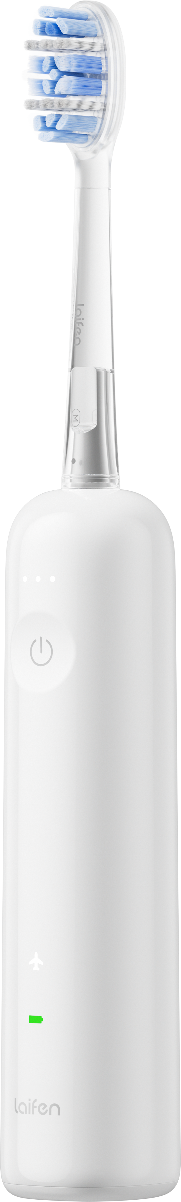 Laifen Wave Pro electric toothbrush in white – angled view