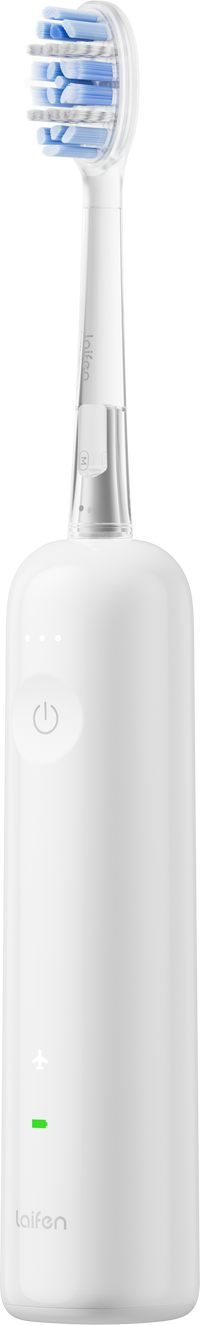 Laifen Wave Pro electric toothbrush in white – angled view
